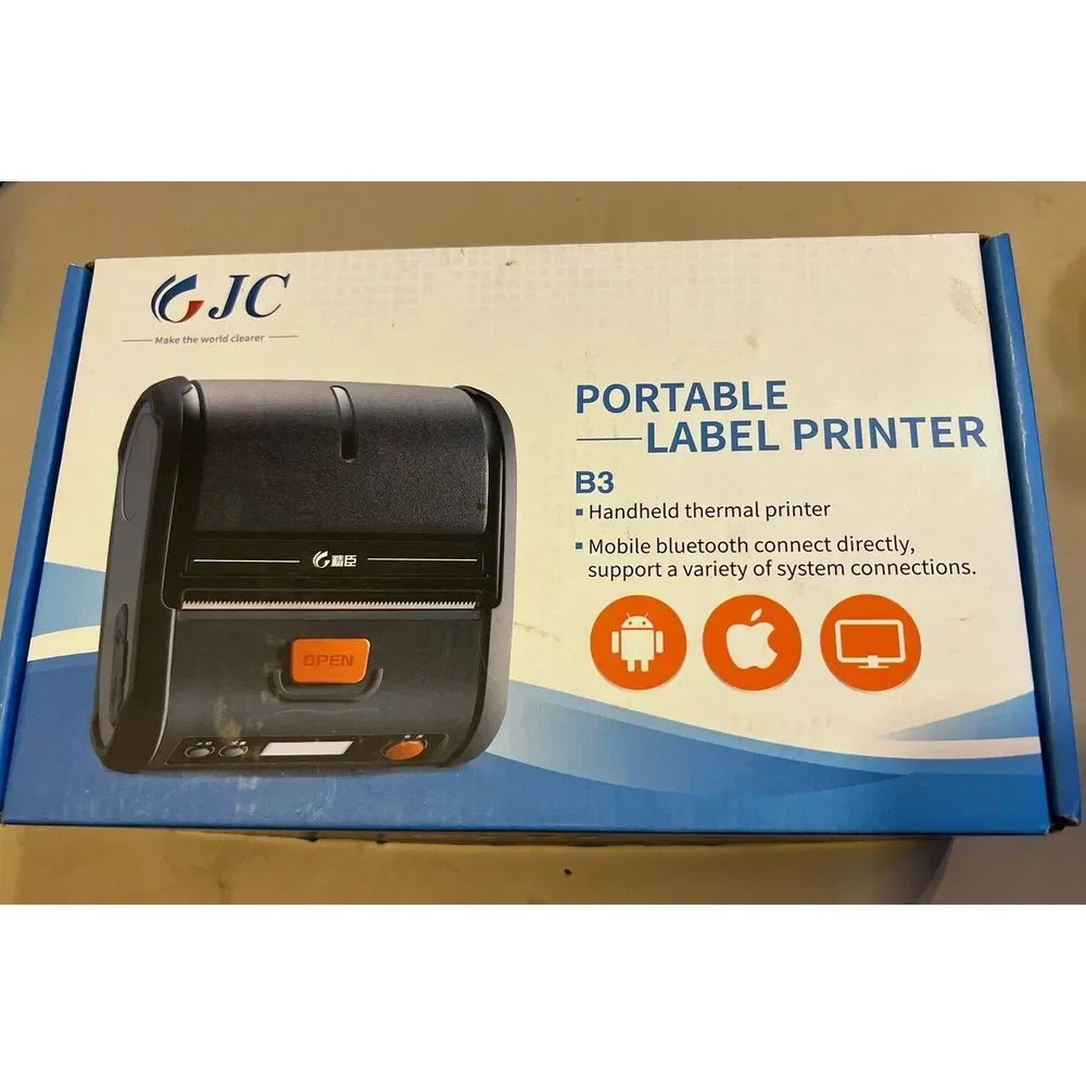 Jingchen Portable‎ Label Printer B3 Bluetooth Thermal